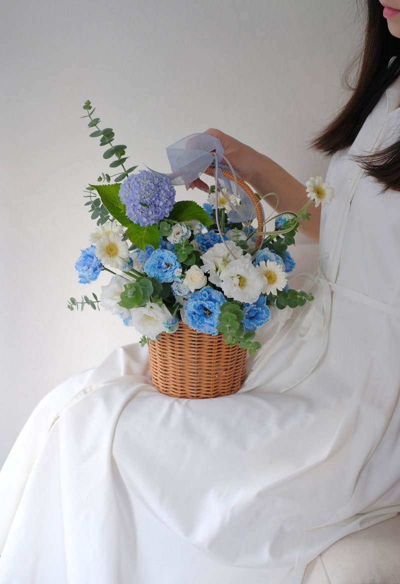 2025母亲节 祝贺 生日 荣升 乔迁花篮 - 植栽/盆栽 - 植物．花 蓝色