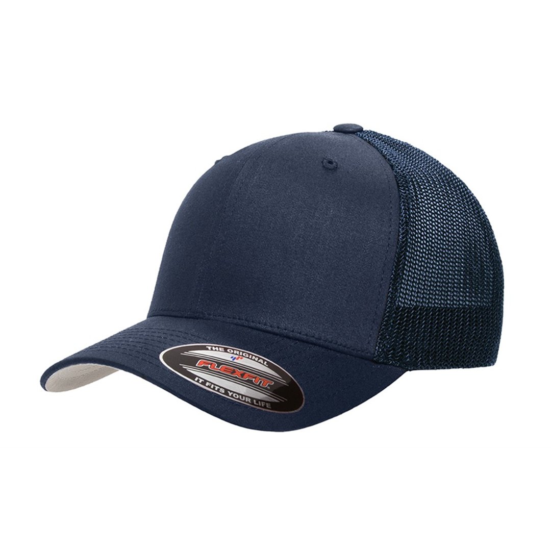 【YUPOONG】Trucker Mesh Hat 丈青 定制化1-6511-35 - 帽子 - 聚酯纤维 蓝色