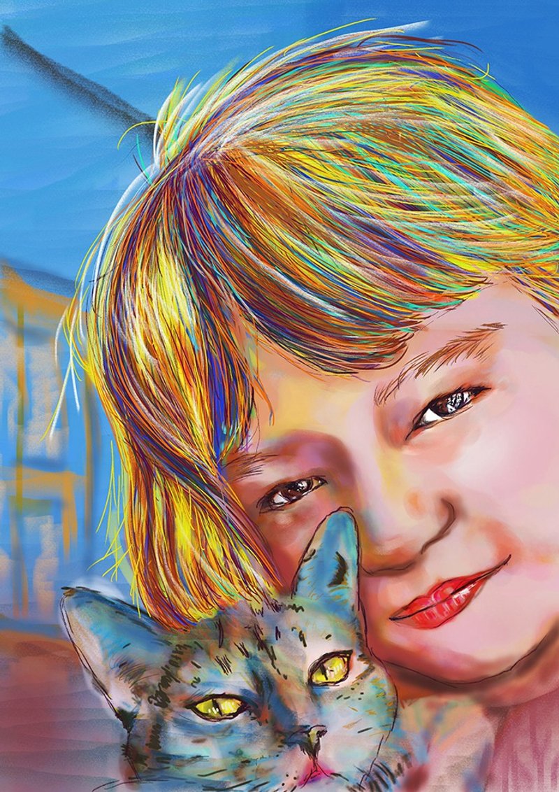 Printable, Digital file for only wall art  by Pre order.,Digitals Mutimedia Art. - 电子手绘真人画像/绘画/插画 - 其他材质 