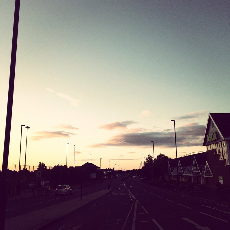 傍晚的天空│无酸相纸│英国印刷、制作│可自行裱褙│原作出清 - 海报/装饰画/版画 - 纸 蓝色