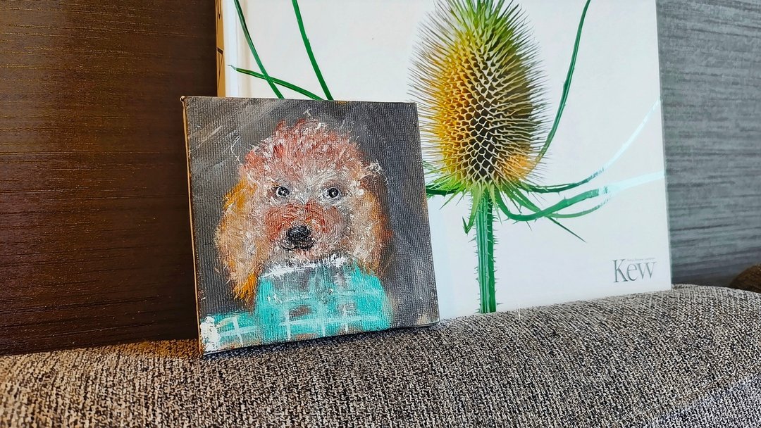 宠物画 - 海报/装饰画/版画 - 棉．麻 白色
