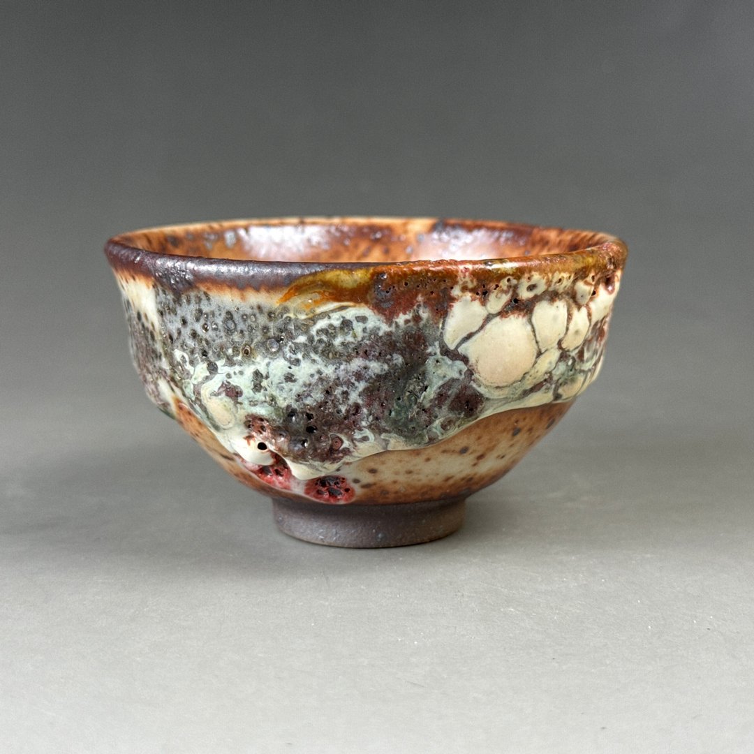 台湾 烈烧 志野釉茶杯 柒 - 茶具/茶杯 - 陶 咖啡色