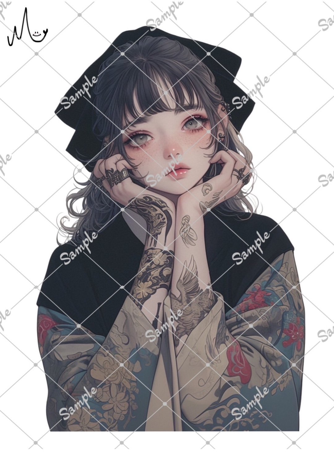 原创人物贴纸 - 贴纸 - 纸 