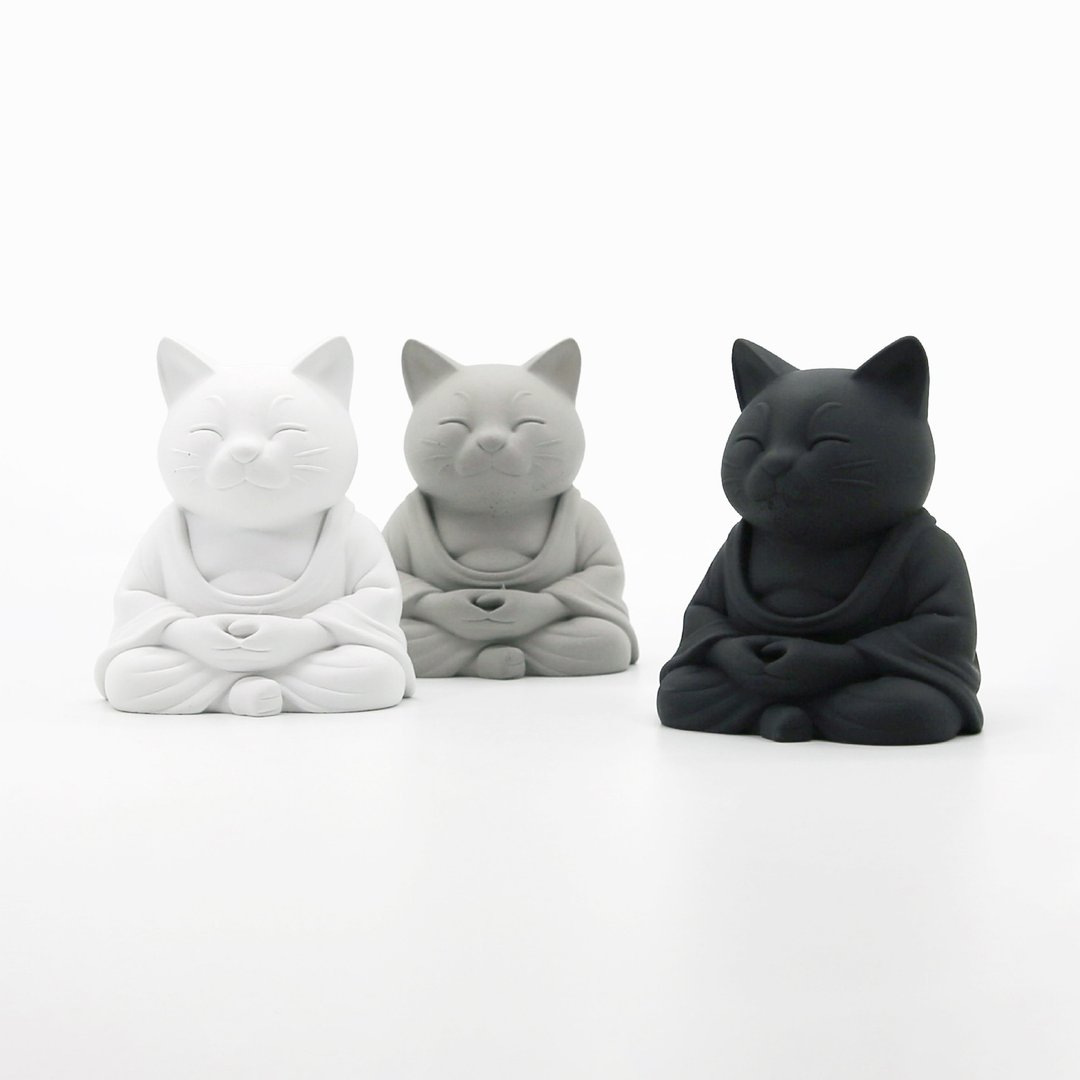 Master CAT I 猫大师扩香石 I 猫奴 I 附 5mi 精油－马年开运小物－ - 香薰/精油/线香 - 水泥 灰色