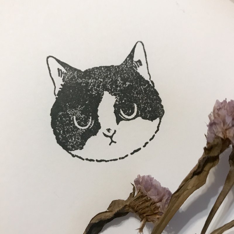 ZOUZOU / 定制化 / 宠物插画橡皮印章 - 印章/印台 - 橡胶 咖啡色