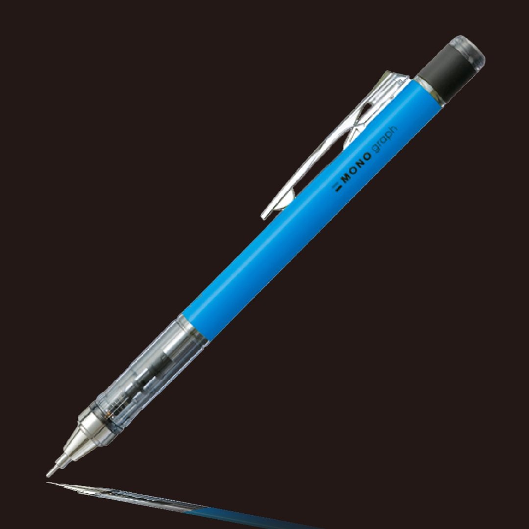 MONO 0.5mm 自动铅笔, 霓虹蓝 - 铅笔/自动铅笔 - 其他材质 蓝色