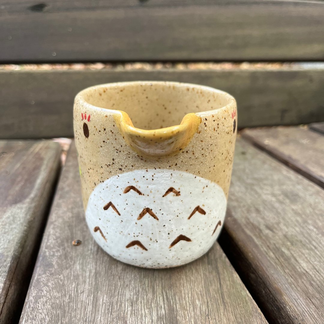 A Lu - 萌鸟陶杯/陶壶/礼物/手作手绘 采美国进口陶土 仅此一件 - 其他杯子 - 陶 多色