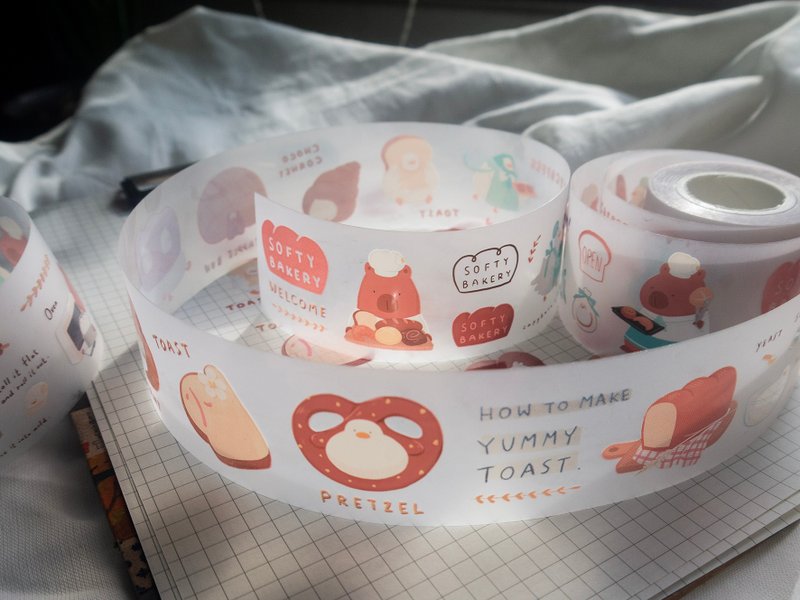 SOFTY BAKERY 雾面PET胶带 - 纸胶带 - 纸 