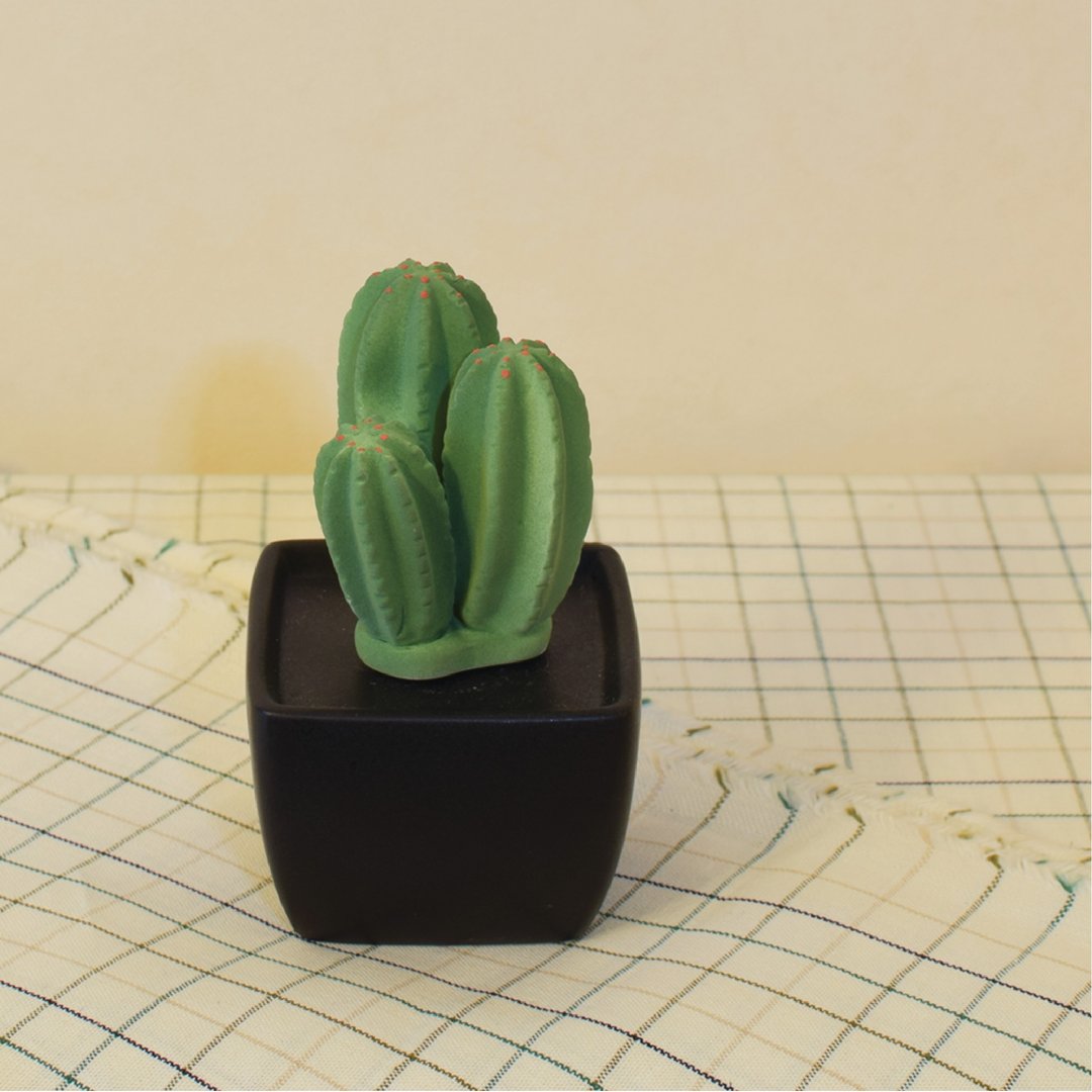 Tri cactus ceramic diffuser - 摆饰 - 陶 绿色