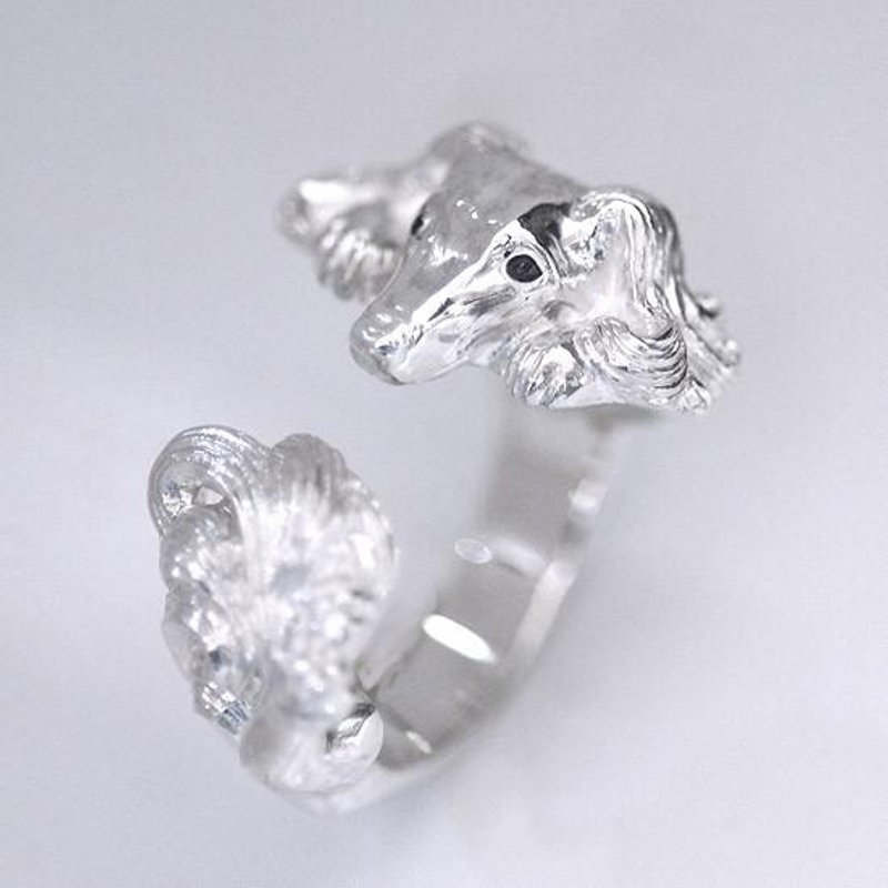 Dachshund relax ring - 戒指 - 其他金属 