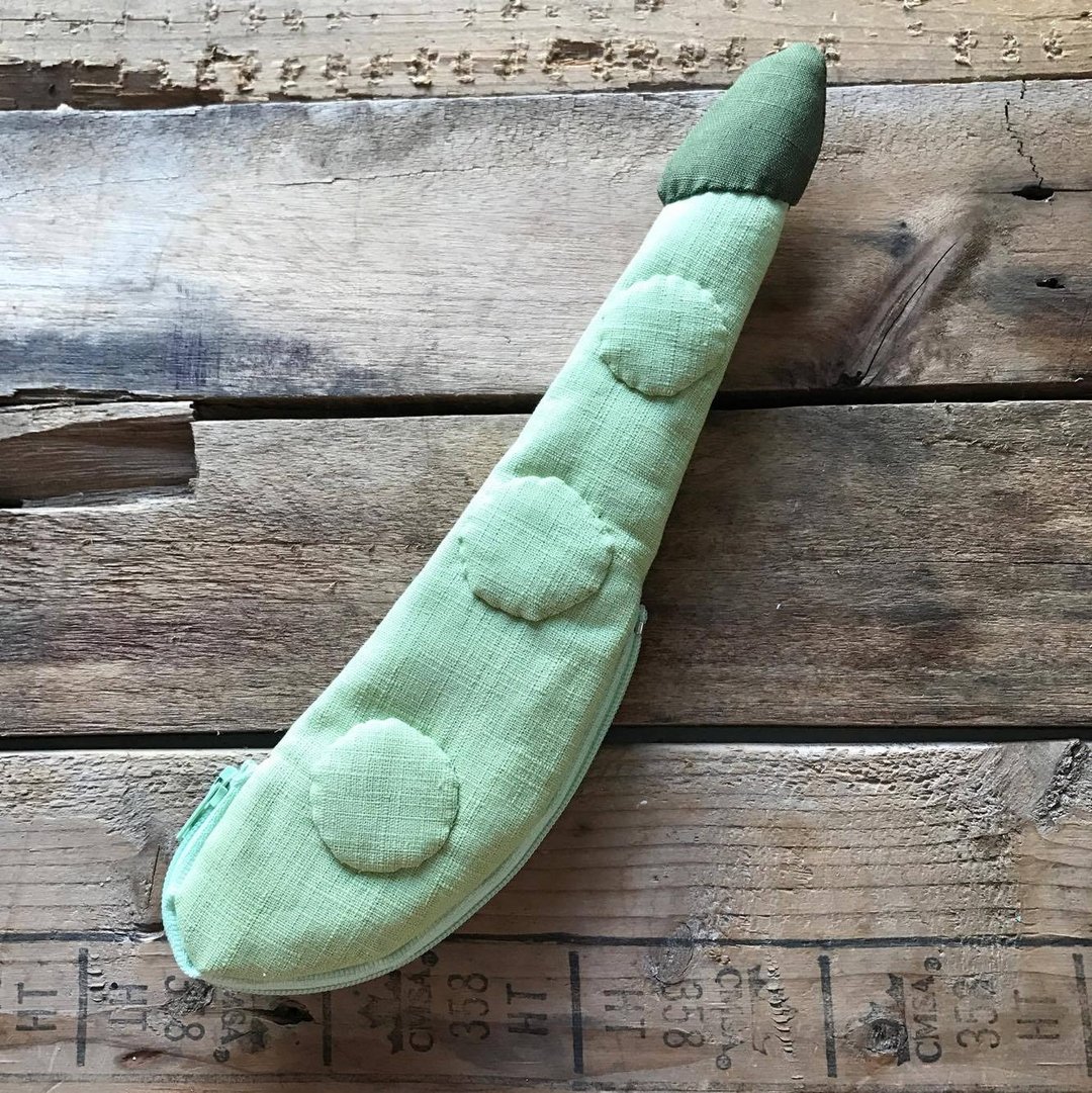 豌豆/餐具袋 - 收纳用品 - 棉 绿色