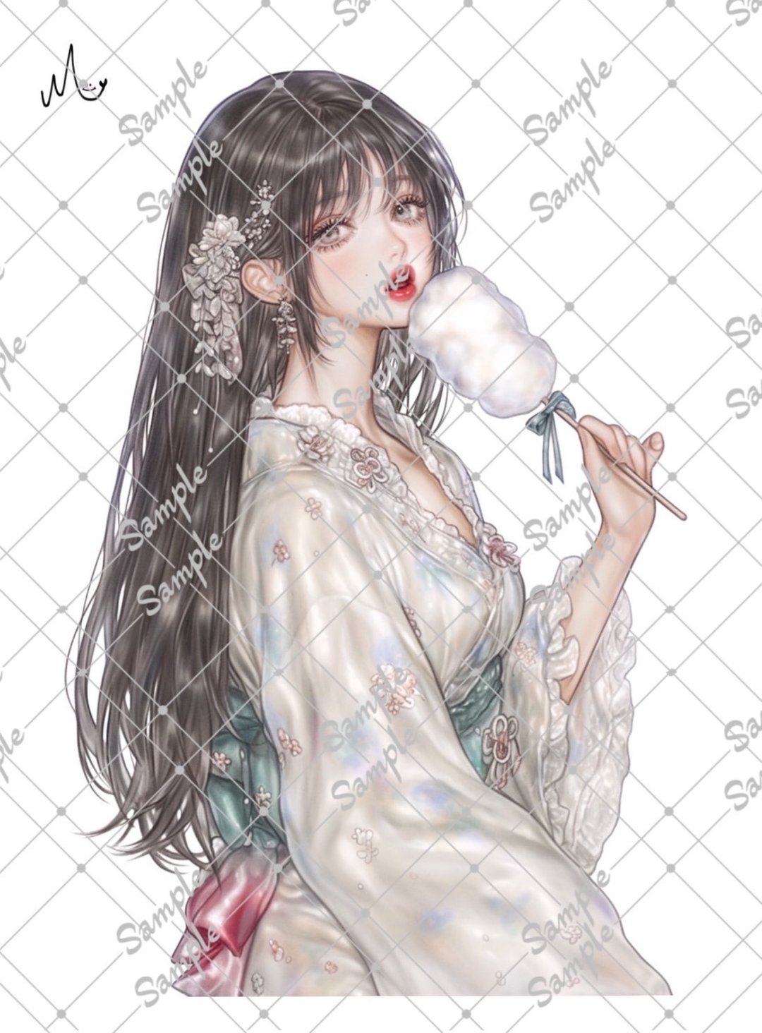 原创人物贴纸 8月新品 - 贴纸 - 纸 