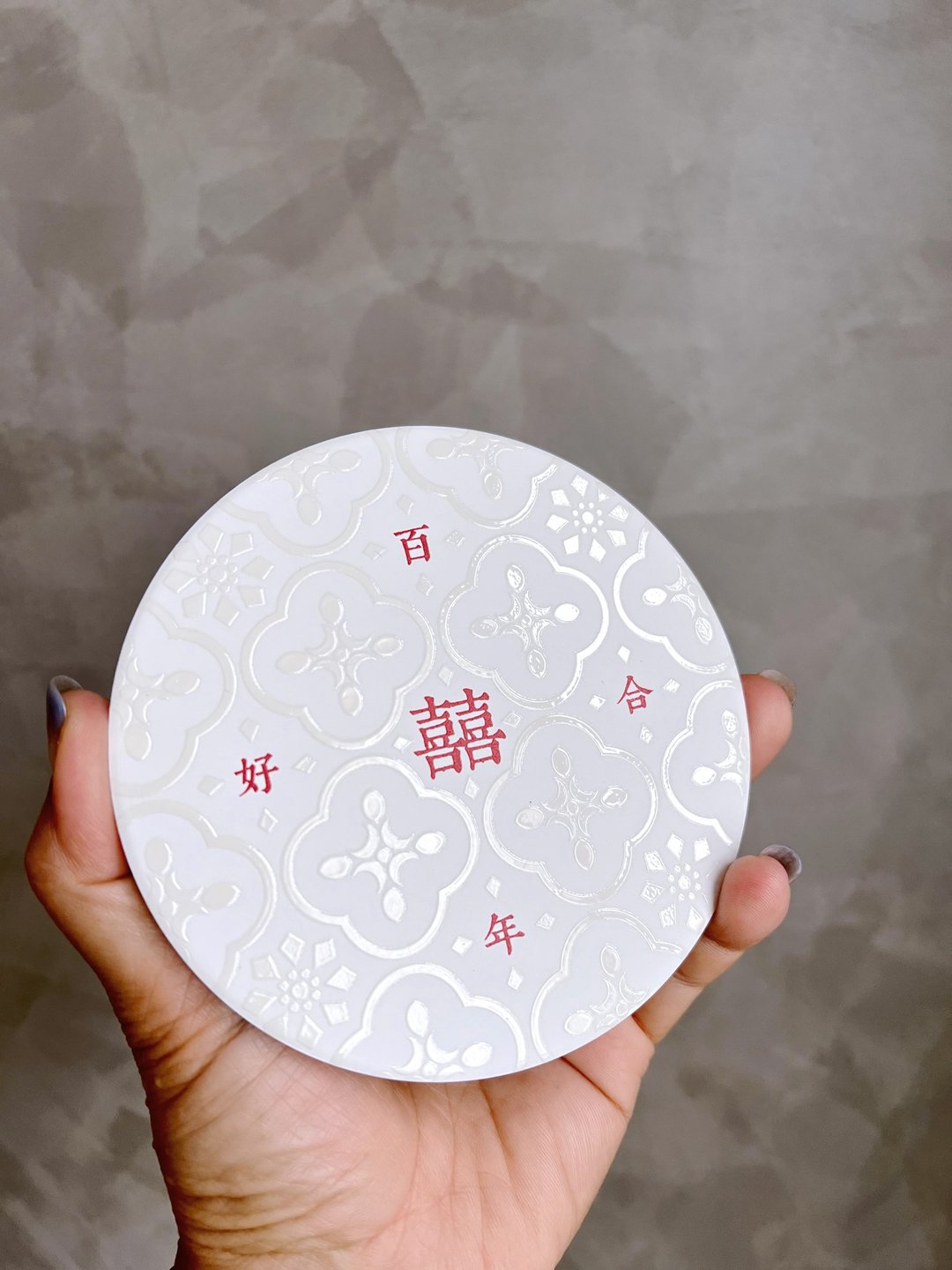【春天选物】窗花 台湾莺歌陶瓷吸水杯垫 婚礼小物 立体水晶上光 - 杯垫 - 陶 
