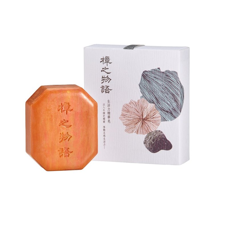 樟之物語 活力沐浴精華皂 (全膚質) 135g - 肥皂/手工皂 - 其他材质 橘色