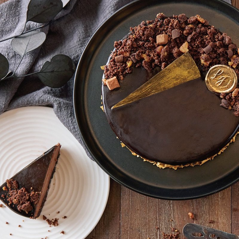 【La Fruta 朗芙】白兰地纯黑巧克奶酪 6寸 - 蛋糕/甜点 - 新鲜食材 咖啡色