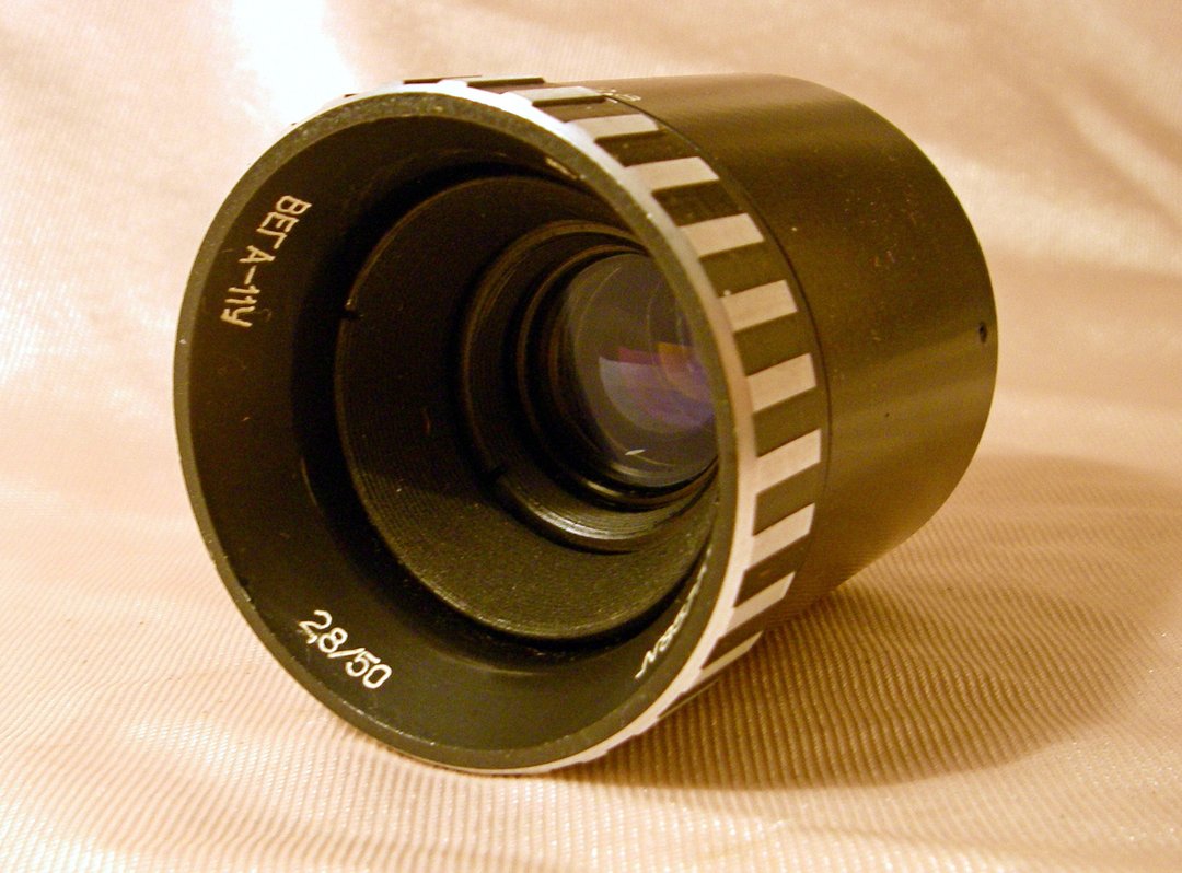 VEGA-11U 50mm F2.8 镜头 M39 适用于 35mm 胶片白俄罗斯 Azov 放 - 相机 - 玻璃 黑色