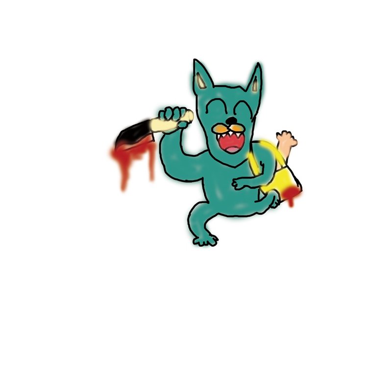 弟弟的新工作是菜刀推销员 T - shirt - 女装 T 恤 - 棉．麻 多色