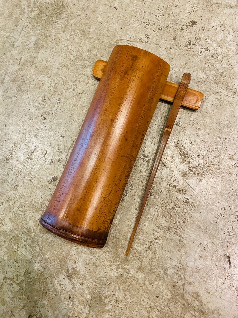 手工老竹茶则 - 木工/竹艺/纸艺 - 竹 