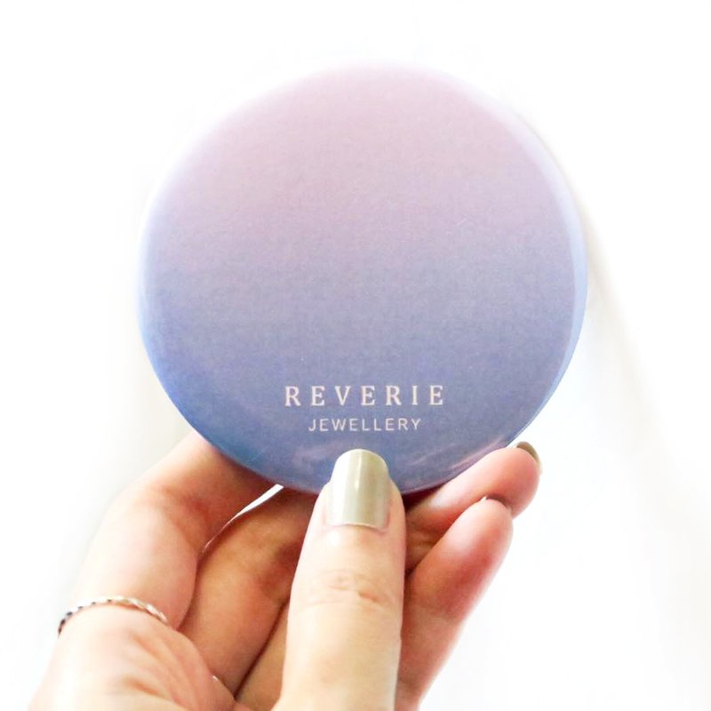 Reverie Pantone Mirror 粉色随身镜 - 彩妆刷具/镜子/梳子 - 其他金属 粉红色