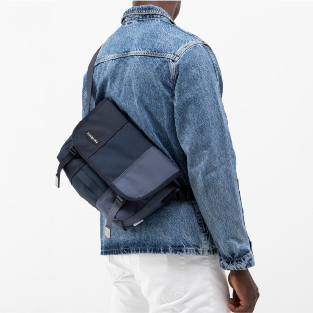 TIMBUK2 CLASSIC MESSENGER 经典邮差包 XS - 灰蓝黑拚色 - 侧背包/斜挎包 - 其他材质 灰色