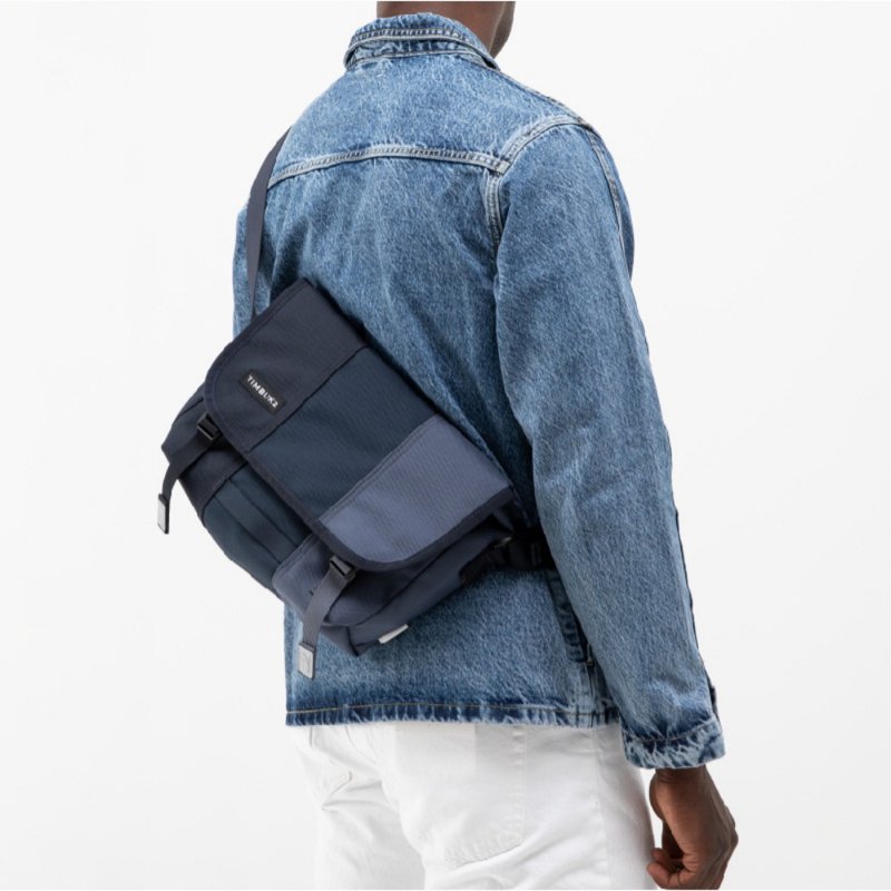 TIMBUK2 CLASSIC MESSENGER 经典邮差包 XS - 灰蓝黑拚色 - 侧背包/斜挎包 - 其他材质 灰色