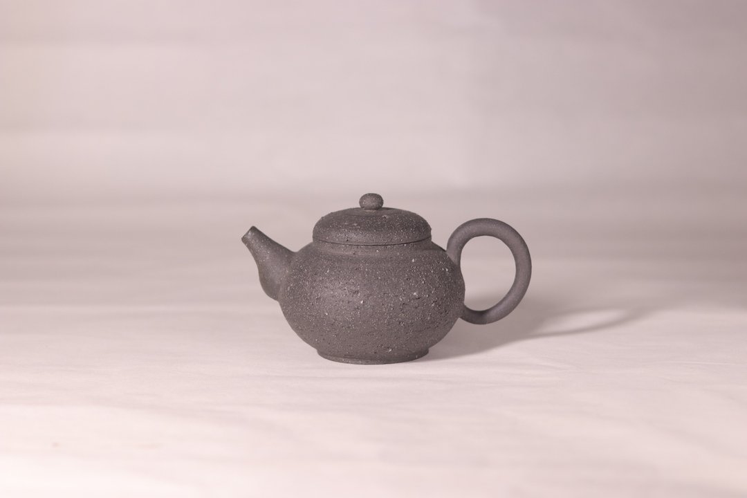 黑御影 茶壶 - 茶具/茶杯 - 陶 灰色