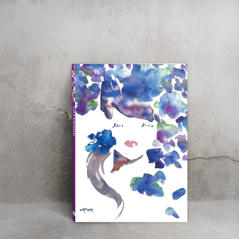 Raining day blue day-不撕不可(BOOK)*笔记本 - 笔记本/手帐 - 纸 蓝色