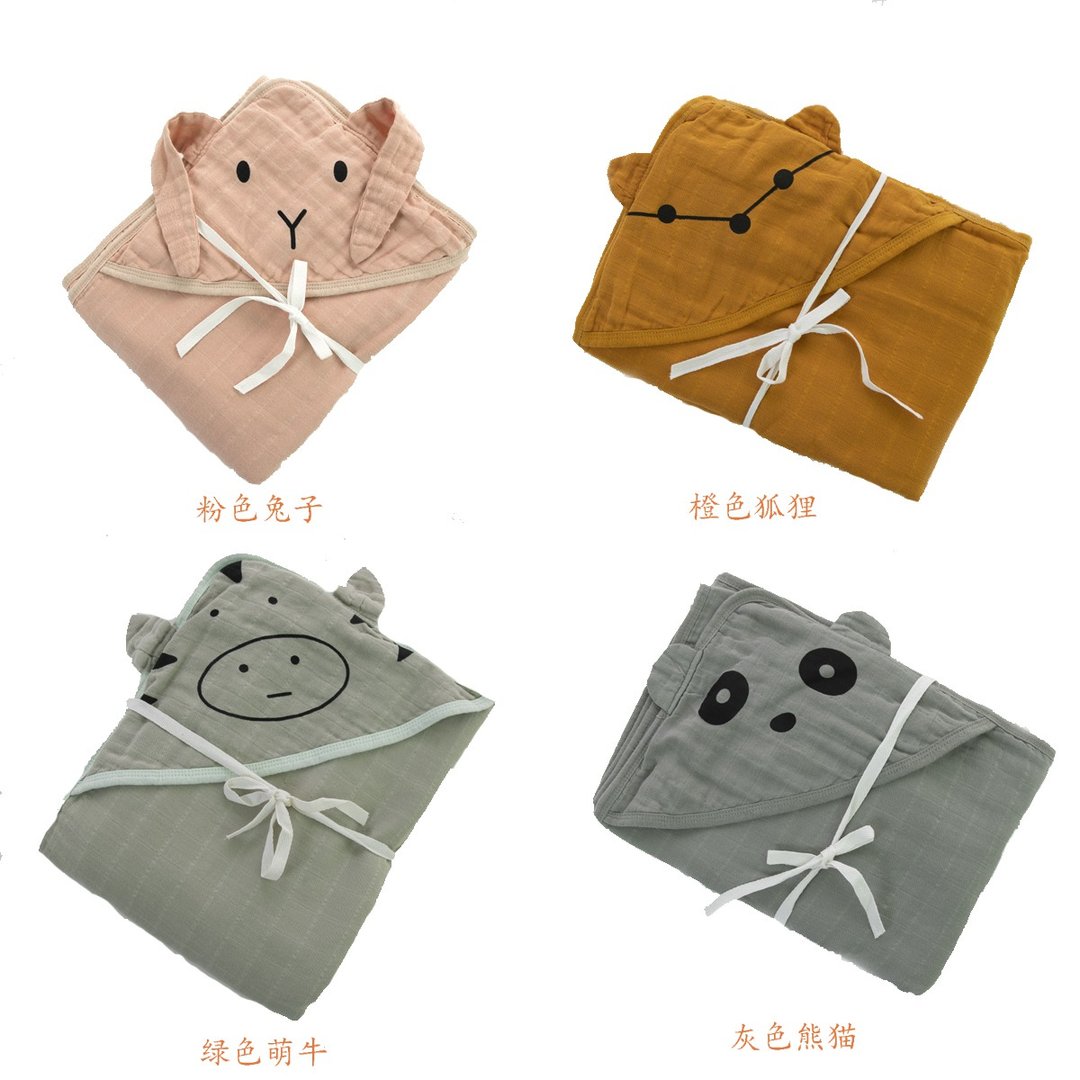 KIDDA 婴幼儿有机纱布浴巾 新生兒包巾 - 其他 - 棉 绿色