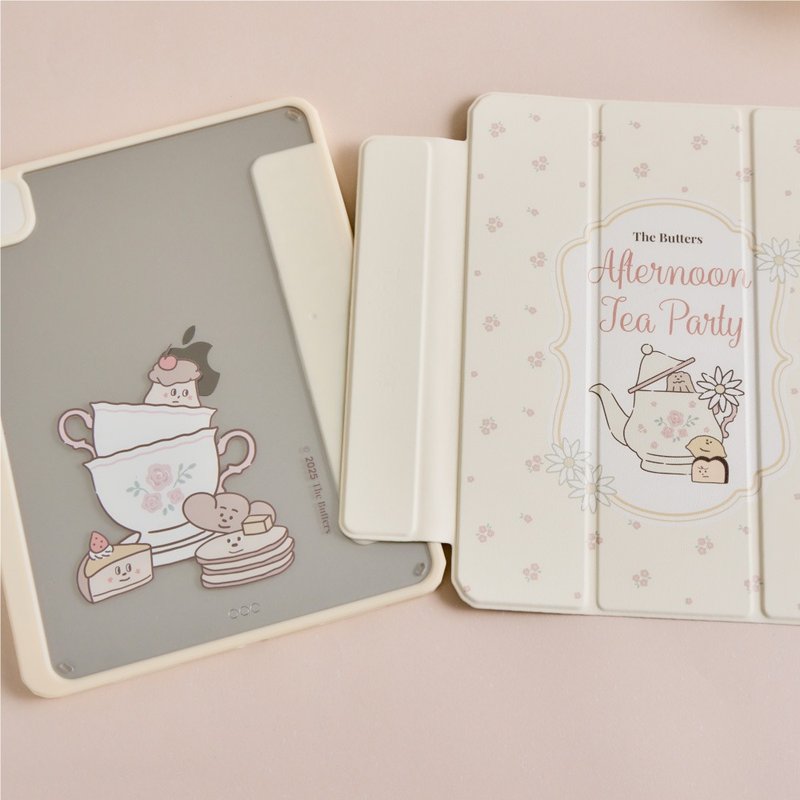 The Butters下午茶贴纸强悍磁吸iPad三折/Y折保护壳 - 平板/电脑保护壳 - 塑料 多色