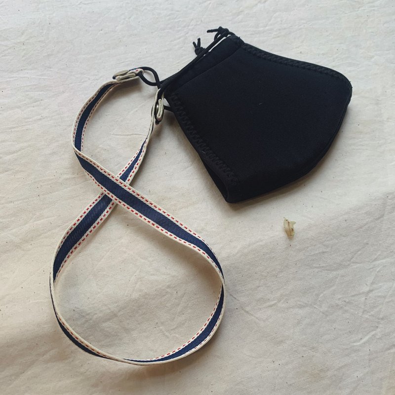 口罩挂绳|赤耳 - 挂绳/吊绳 - 棉．麻 蓝色