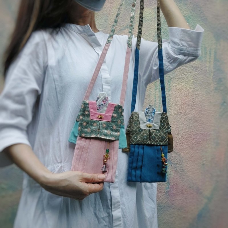 汉服小包手机袋 - 其他 - 棉．麻 粉红色