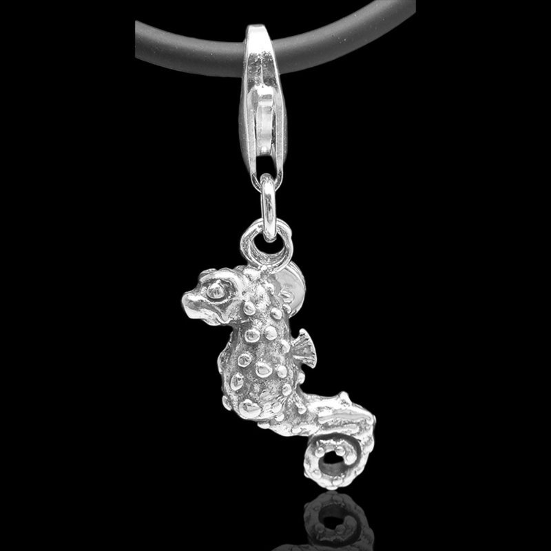 Pygmy Seahorse Silver Charm - 项链 - 纯银 
