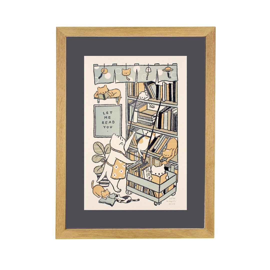Let Me Read You - 6x9 in. Letterpress Print - 墙贴/壁贴 - 纸 