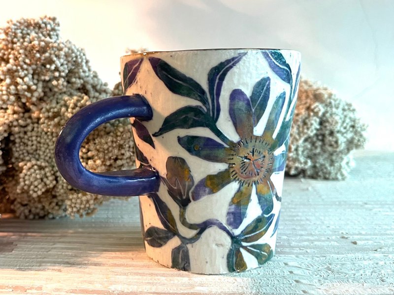 幻彩百香花果咖啡杯_陶器马克杯 - 咖啡杯/马克杯 - 瓷 白色