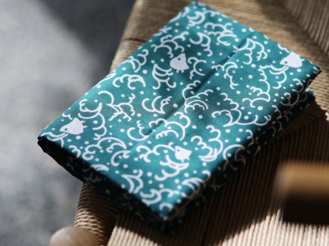 tsu na gu Komon pattern tenugui plover - 其他 - 棉．麻 
