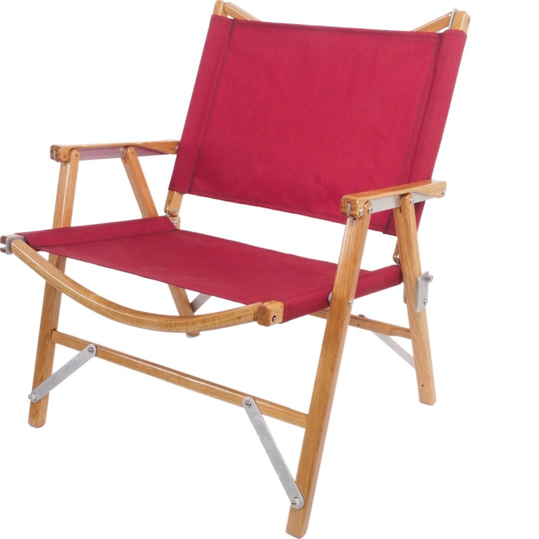 Kermit Chair 白橡木克米特椅(酒红) 户外露营 休闲 折叠野餐椅 - 露营用品 - 木头 红色