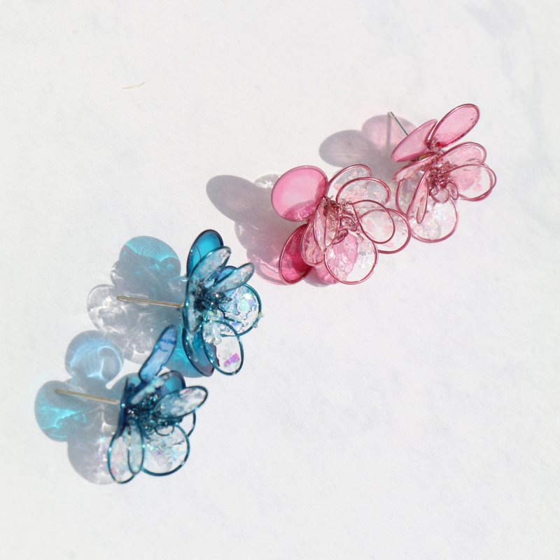 Goody Bag - 普山茶花组合  / 任选两入 - 耳环/耳夹 - 树脂 多色