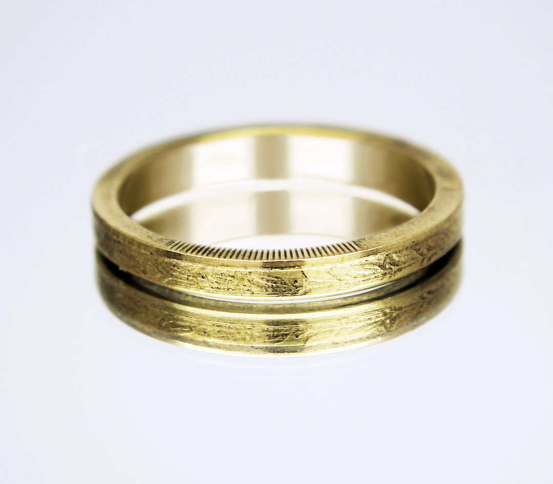 Chile Coin Ring 100 pesos 2001-2015 Mapuche Indians coin rings for men - 戒指 - 其他金属 