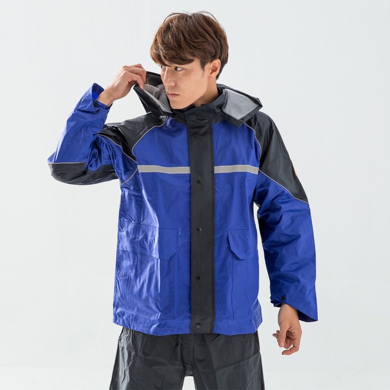 悍动两件式风雨衣-蓝 - 雨伞/雨衣 - 防水材质 蓝色