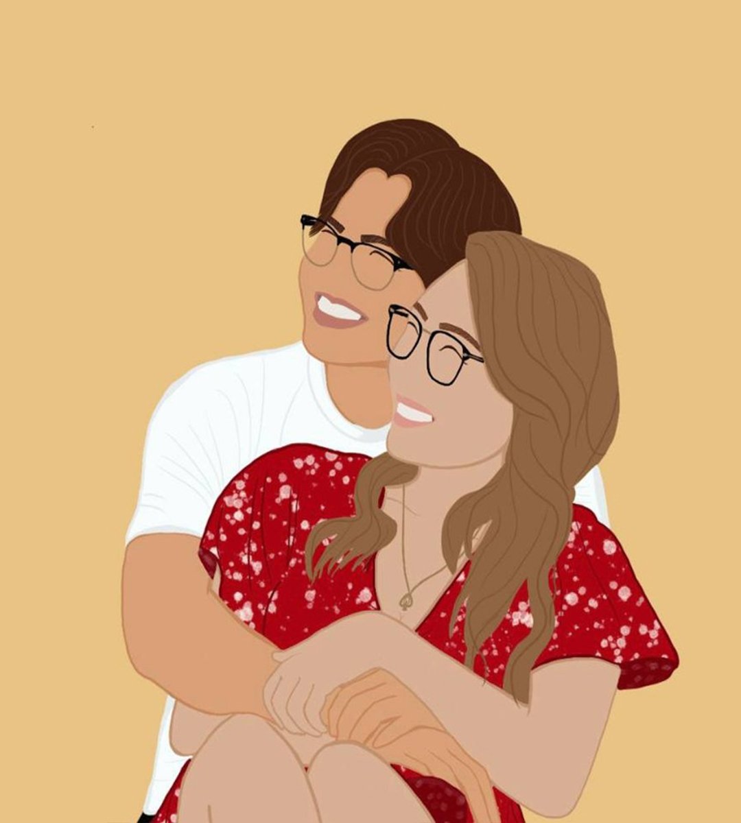 Customized Hand-painted Portraits, Portrait of a character painted, illustration - 订制画像 - 其他材质 