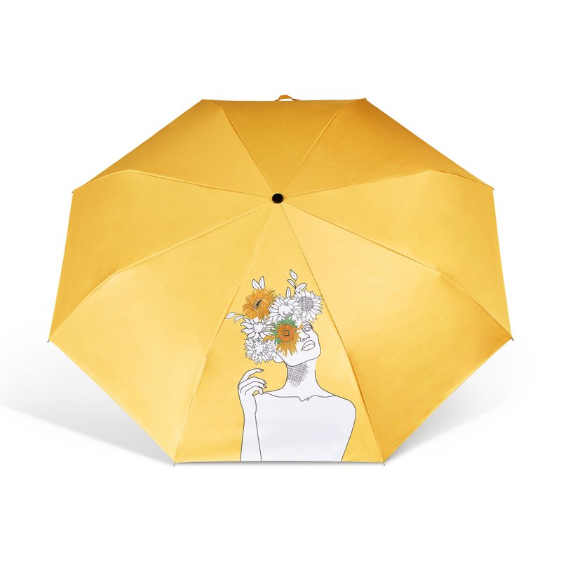 【英国皇家】国家艺廊联名 – 抗UV 梵谷(向日葵) - 雨伞/雨衣 - 其他材质 黄色