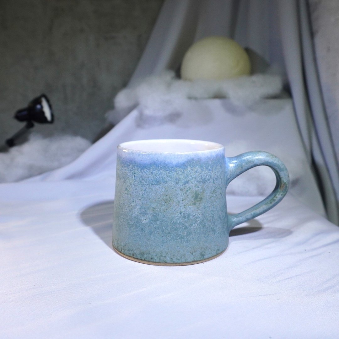岩白群小山形杯-约200ml,茶杯,马克杯,水杯,咖啡杯 - 咖啡杯/马克杯 - 陶 多色
