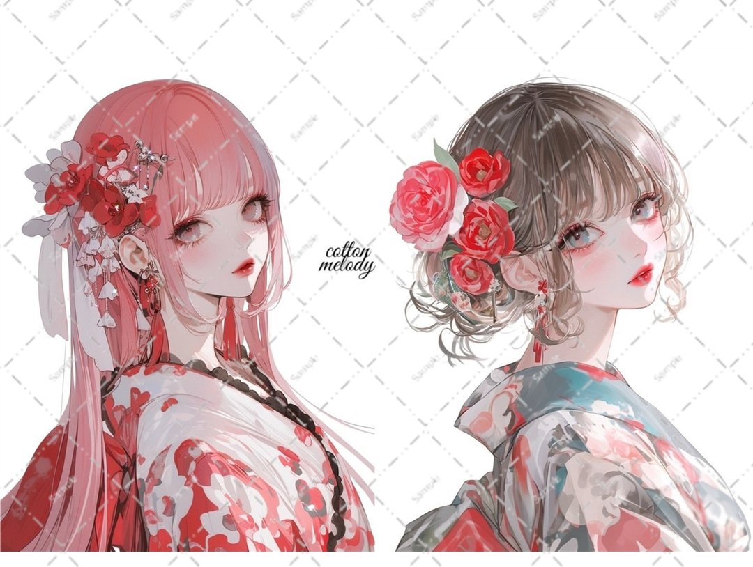 原创贴纸 no.6565 人物贴纸 原创贴纸 人物贴纸 女孩贴纸 原创人物贴纸 - 贴纸 - 纸 