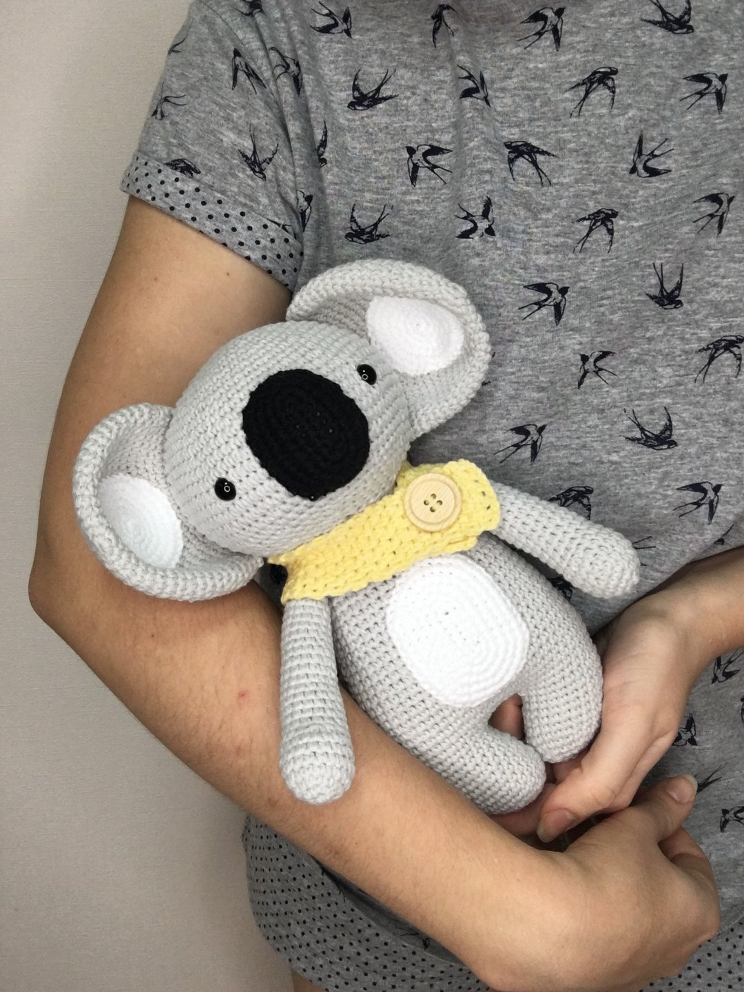Koala baby toy, koala stuffed animal, koala plush toy, koala gifts. - 玩具/玩偶 - 其他材质 灰色