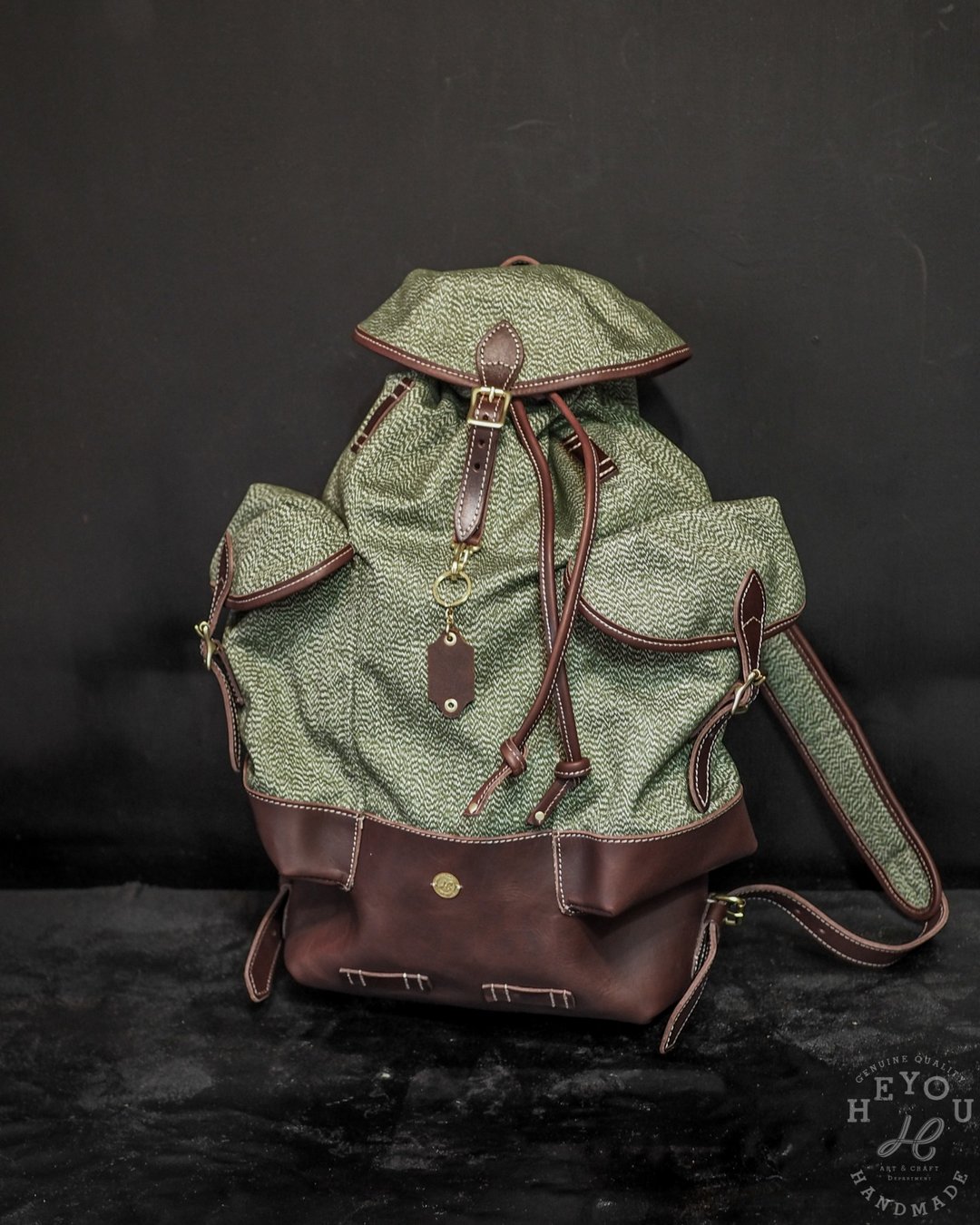 Salt & Pepper Backpack 胡椒盐后背包 - 后背包/双肩包 - 棉 多色
