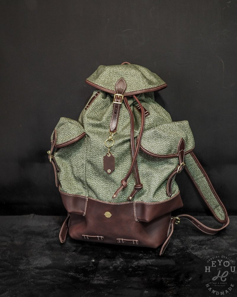 Salt & Pepper Backpack 胡椒盐后背包 - 后背包/双肩包 - 棉．麻 多色