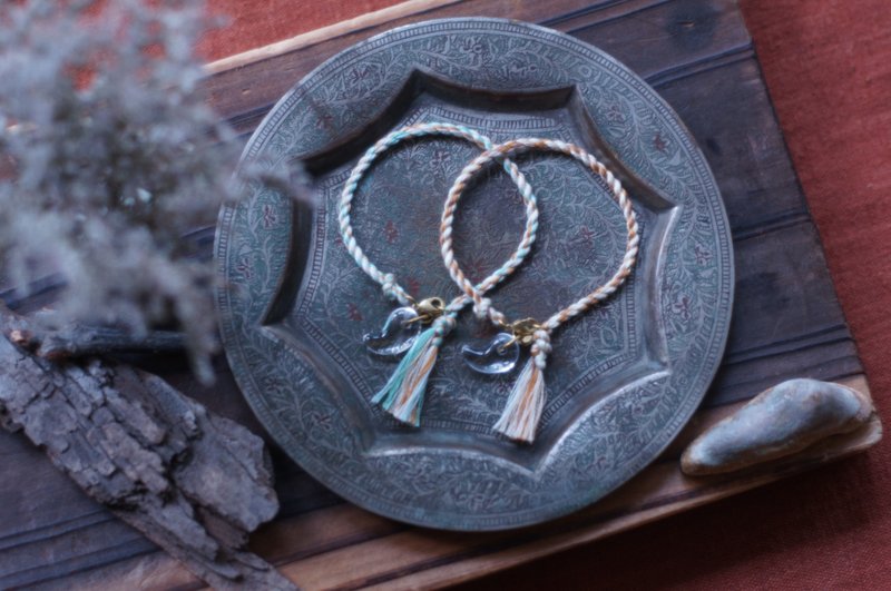 永恒信物 · 手之绊 勾玉 【光】 - 手链/手环 - 宝石 白色