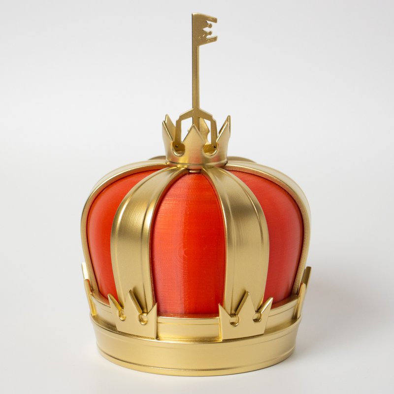 Sora Crown Fan Version inspired Kingdom Hearts III | 3D printed Replica - 发饰 - 塑料 金色