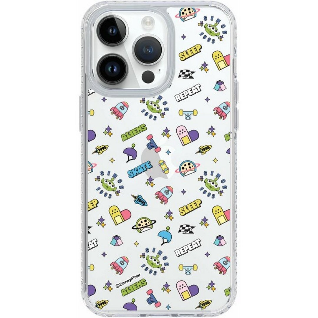 三眼怪图案 iPhone16 SamsungS25 气垫标准防摔镜面手机壳 - 手机壳/手机套 - 塑料 多色