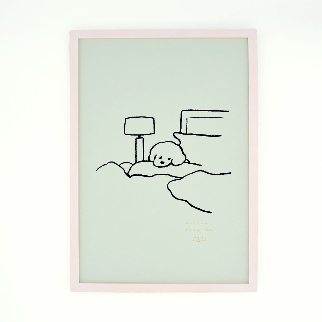 てらおかなつみ (Teraoka Natsumi) 彩色海报 - 海报/装饰画/版画 - 纸 